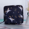 Unicorn Travel Tampon Pouch Flamingo Card Holder Bear Sundries Storage Coin Purse Cartoon Makeup Bag Sanitary Napkin Storage Bag. 