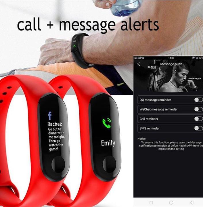 M4 Smart Band - Sports Fitness Bracelet Smart Watch 109604009 NN Collection