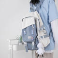 Simple, large-capacity, high-value, college students, high school students, Harajuku style Korean backpack. 