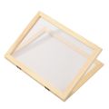 Multi-size Natural Paper Making Mould Frame DIY Papermaking Wooden Mesh Mold Learning Paper Making Screen Wood Handcrafts Tool. 