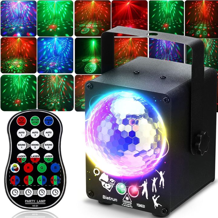 DJ Disco Laser + LED Lights 60 patterns Projector Party Lights With ...