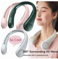 NEW PORTABLE NECK FAN, FOLDABLE BLADELESS NECK FAN, WEARABLE COOLING NECK FAN PERFECT FOR TRAVEL, SPORTS. 