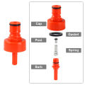 【In-demand】 Home Brew Plastic Carbonation Cap Line Cleaning Cap Connect With Lock Used For Soda Water Pet Bottle Carbonation Tool. 