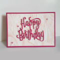 Happy Birthday Frame Cutting Die Scrapbooking Photo Album Embossing DIY Tool. 