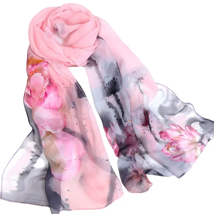 High%20Quality%20Female%20Pretty%20Scarf%20Sunscreen%20Shawl%20Seaside%20Beach%20Flower%20Design%20Georgette%20Thin%20Silk%20Scarf%20Women%20Scarves%20Wholesale%20-%20Image%205