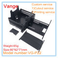 Vange PLC module enclosure 80*62*71mm ABS plastic project box. 
