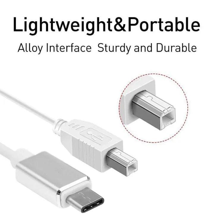 USB%20Type%20B%20Midi%20Cable%20To%20Type%20C%20Connector,%20Adapter%20Cable,%20Piano%20Audio%20Cable%20-%20Image%207
