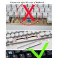 HOT SALE 104 Keys Layout Low Profile Keycaps Set for Mechanical Keyboard Backlit Crystal Edge Design Cherry MX. 