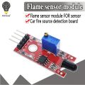 WAVGAT KY-026 Flame Sensor Module IR Sensor Detector For Temperature Detecting Suitable For Arduino. 