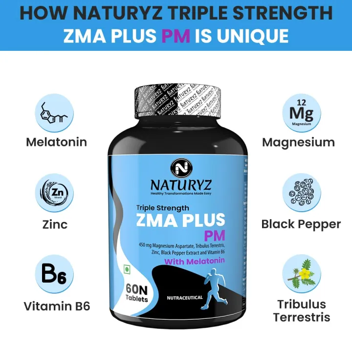 Naturyz%20Triple%20Strength%20ZMA%20Plus%20PM%20with%20Melatonin%20for%20Night%20Recovery%20&%20Muscle%20Strength%20Support%20Supplement%20with%20450%20mg%20Magnesium%20Aspartate,%20Tribulus,%20B6%20&%20Black%20Pepper%20for%20Men%20-%2060%20Tablets(FROM%20INDIA)NUZ%20-%20Image%203