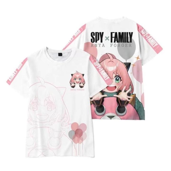 Spy%20X%20family%203D%20print%20T-shirts%20anime%20Kawaii%20girl%20Anya%20boys%20fashion%20oversized%20T%20shirt%20Harajuku%20kids%20tees%20tops%20girls%20clothes%20-%20Image%202