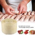 【BestGO】Sausage Packaging Tools 2.5m*30mm 8m*50mm Sausage Tube Casing for Sausage Maker Machine Hot Dog Hamburger Cooking Tools edible Casings. 