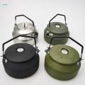 1.1L Outdoor Camping Kettle, Stainless Steel Tea Kettle, Compact Lightweight Coffee Pot. 