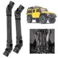 2Pc Steel Multiple Spline Drive Shaft for TRAXXAS TRX4 Land Rover Defender RC Car. 