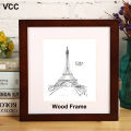 Nature Wooden Square Picture Frame 30X30 35X35cm Plexiglass Include Poster Photo Frames For Wall Hanging Photo Frame. 