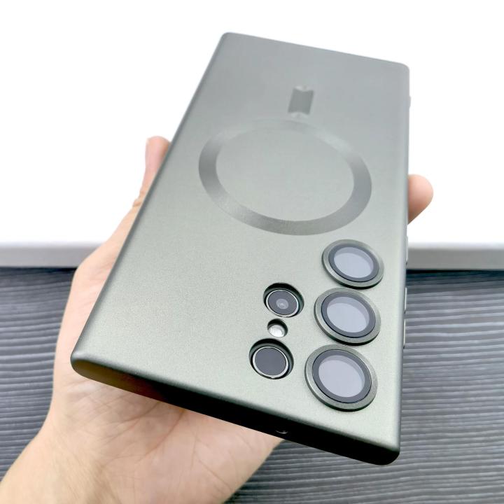 Soft%20Silicone%20For%20Magsafe%20Case%20For%20Samsung%20Galaxy%20S24%20S23%20S22%20S21%20Ultra%20Plus%20S%2024%2023%2022%2021%20Phone%20Mag%20Safe%20Camera%20Lens%20Full%20Cover%20-%20Image%203