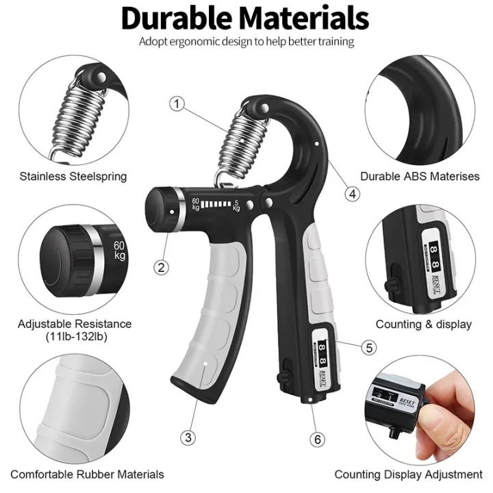 5-60kg%20Adjustable%20Countable%20Gym%20Fitness%20Hand%20Grip%20Strengthener%20Men%20Women%20Adjustable%20Heavy%20Exerciser%20Muscle%20Recovery%20Training%20Wrist%20Training%20Wrist%20Rehabilitation%20Finger%20Trainer%20-%20Image%204