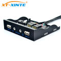 High Speed 9in To 2 Ports Usb 2.0 Hub Usb 2.0 Front Panel Hd Audio Connector Optical Drive For Pc Desk 3.5 Inch Floppy Bay. 