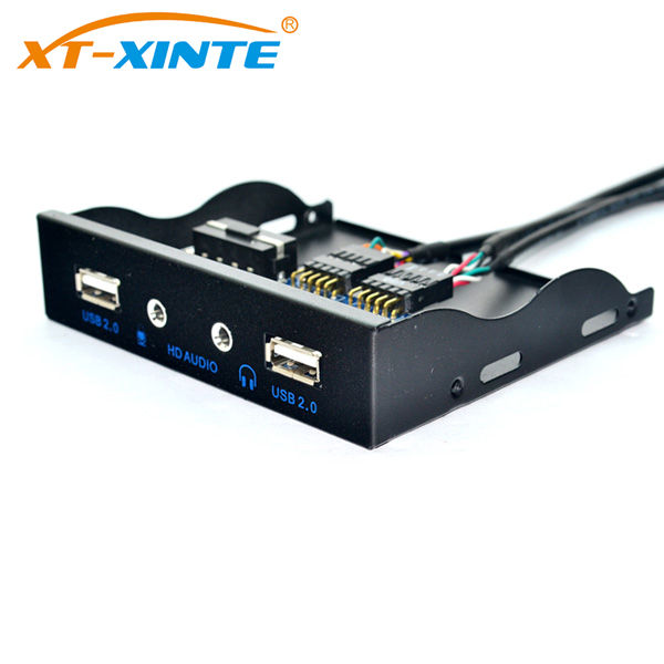 High%20Speed%209in%20To%202%20Ports%20Usb%202.0%20Hub%20Usb%202.0%20Front%20Panel%20Hd%20Audio%20Connector%20Optical%20Drive%20For%20Pc%20Desk%203.5%20Inch%20Floppy%20Bay%20-%20Image%203