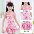 Children's Swimsuit Girls' One-Piece Skirt Conservative Medium and Big Children Cute Baby Student Kid Princess Swimsuit. 