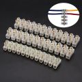 Plastic terminal connecter bar strip 10a 12 ports for wire battery led light power supply inverter solar panel. 