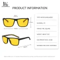 LouisWill Fashion Men’s Sunglasses Classic Sunglasses Square Sunglasses UV400 Polarized Sunglasses Eyewear Ultra Light Elastic Leg Anti Glare Glasses Outdoor Sports Driving Sunglasses. 
