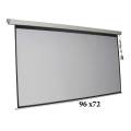 Electric Projector Screen: Vega Motorized Remote Control 8×6 Feet (96×72). 