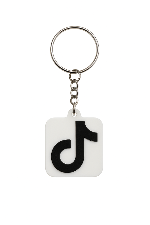 NFC Smart Keychain – Tap to Share TikTok, Instagram, YouTube | 3D Printed