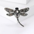 Fashion Crystal Rhinestone Wings Dragonfly Brooch Exquisite Birds Pin Brooch for Women Men Party Casual Office Brooch Pins Gifts. 