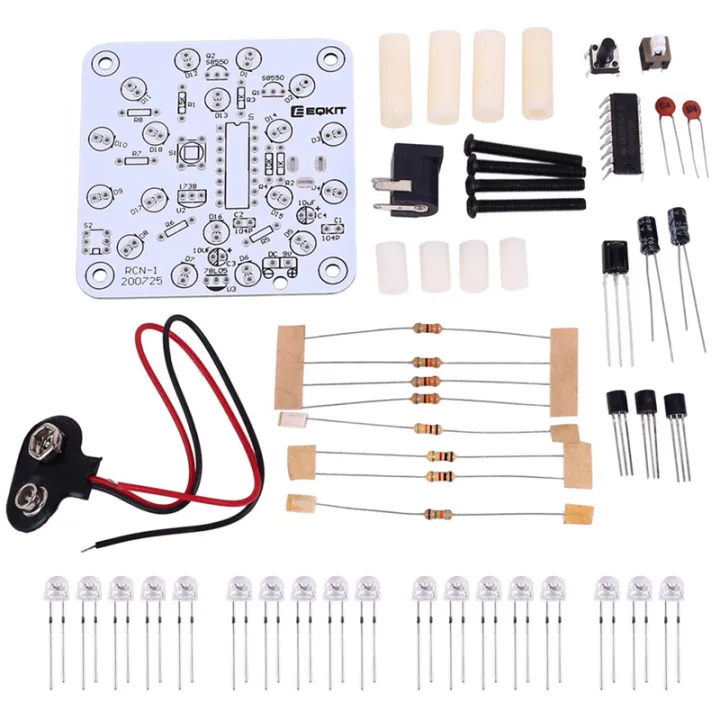 Night Light DIY Kit DC 9-12V Infrared Lamp White LED Light Dual Gears ...