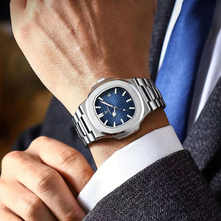 BAISHENG%20Luxury%20Watch%20For%20Men%20Waterproof%20Square%20Quartz%20Wrist%20Watch%20Luminous%20Stainless%20Steel%20Business%20Watch%20-%20Image%206
