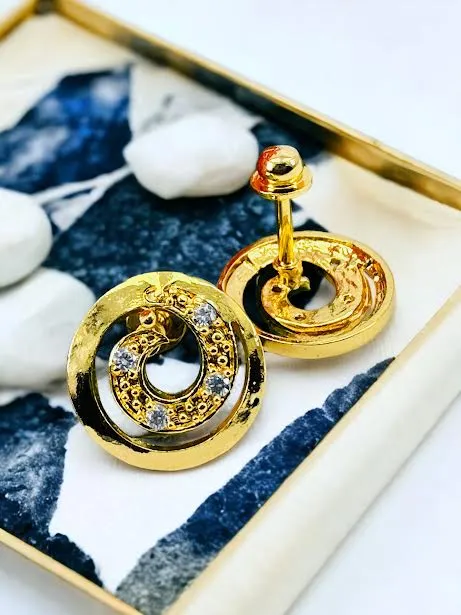 Derana earring 2021 New Gold Color For Women Wedding Drop Earing