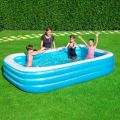 Air Swimming Pool Summer Inflatable Family Kids Bathtub(Size :210X150X60 cm). 