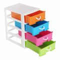 Mini Drawer Plastic Storage Box 4 Drawers Accessory Case. 