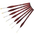 Eval 3/5/7 sr Miniature Hook Line Pen Art Painting Brush Nylon Hair Paint Brush Watercolor Oil artist Painting Brushes Art Tool. 