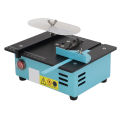 Table Saw Machine Woodworking Table Saw Speed Adjustment 4000RPM Mini Low Noise US Plug 110-240V Rust Resistance for Hand Made Works. 