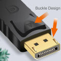4K Display port to HDMI Adapter 1080P Display Port Cable Converter For PC Laptop Projector Displayport to HDMI Adapter. 