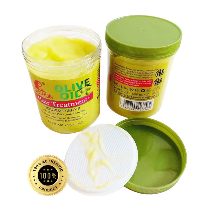 ROUSHUN OLIVE OIL Hair Treatment Nourish Repair 500ml - olive oil hair treatment - hair treatment