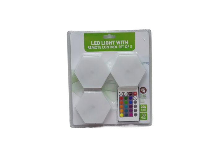 LED Light with Remote Control (Set of 3)