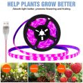 Indoor Plants Grow Lamp USB Led Full Spectrum Strip Light  Waterproof Growth Led Lamp for Hydroponics Plants Seeds Flower. 
