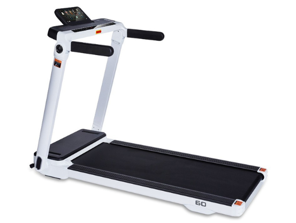 TUFF Fitness HomeRun60x Foldable Treadmill with 2.5HP DC Motor, Heart Rate Monitor, 10.1-Inch Touchscreen, Smart Health Features, and Energy-Saving Design