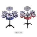 Jazz Drum Set Having 5 Tom Tom Drums, Music Toy Instrument for Kids - can be an Attractive and Excellent Gift. 
