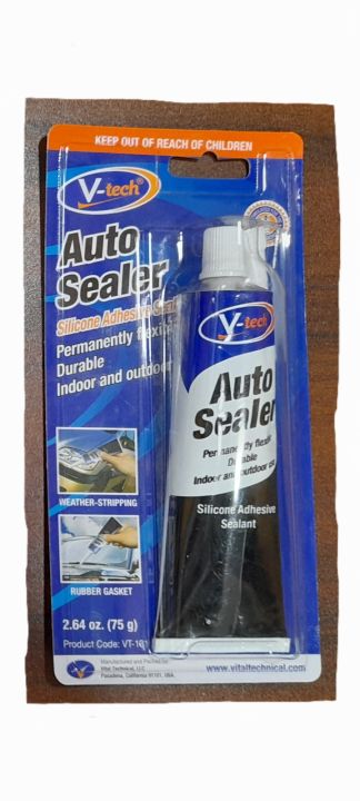 V-Tech Black RTV Sealant Silicone Adhesive Sealant Rubber Gasket Malaysia Gel Glue VT-131 75g