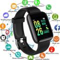 New 116 Plus Smart Watch - Heart Rate Monitor Multi Sport Mode D13 Fitness Smart Band for Android Mobile 102192739 NN Collection. 