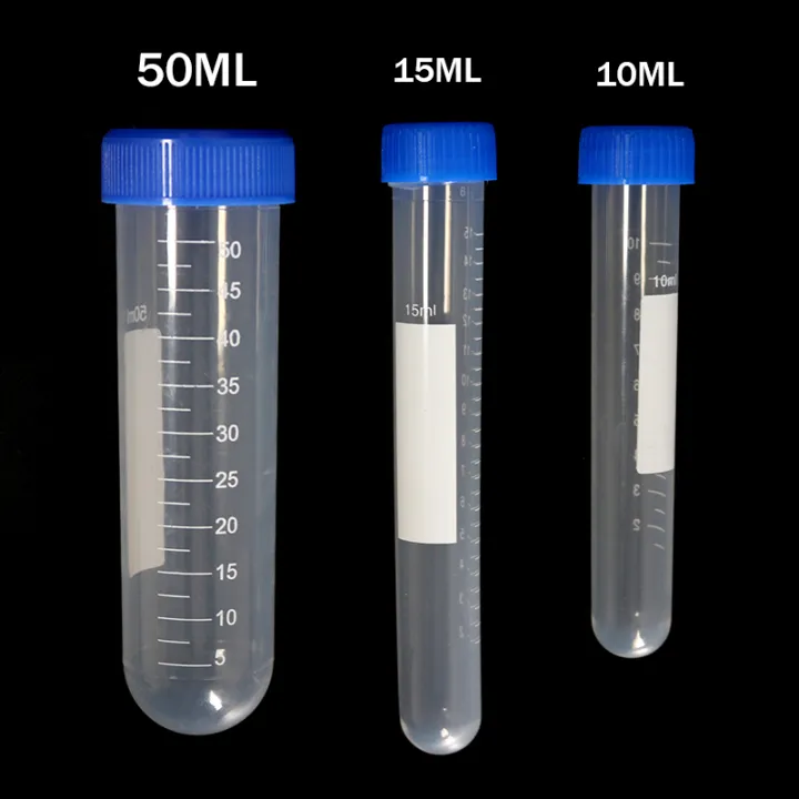 [Nice] 10 Scientific Laboratory Container Scale Blue Lid Round Bottom ...