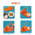 2 In 1 Manual Dumpling Maker Household Noodle Dumpling Mould Wrappers Press Pasta Ravioli Machine Kitchen Empanadas Maker Tools 1Pcs. 