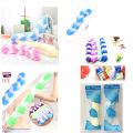 02 Pcs Bath Brushes  Back Scrubber Bath Shower Mesh Sponge Exfoliating Body Brush Wash Nylon Puff Spa(02 Pcs In Set). 
