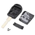 Uncut Replacement 3 Button Car Remote Key Keyless Shell Case for BMW E31 E32 E34 E36 E38 E39 E46 Z3. 