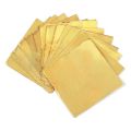 100 pcs DIY Metal Embossing Decoration Gilded Tin Food Baking Wrapping Paper Package Paper Candy Chocolate Aluminum Foil. 