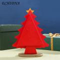 ECHIDNA Christmas Decoration Stunning Visual Effect Xmas Holiday Party Wooden Desktop Xmas Tree. 